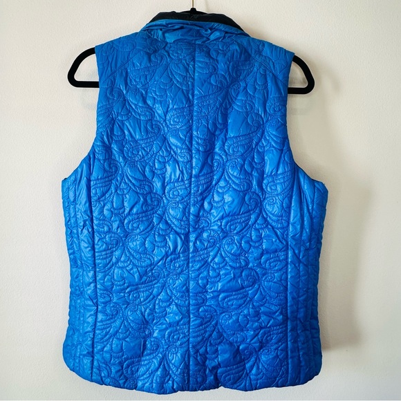 Hemisphere Black and Blue Reversible Lightweight Down Vest - Large - Picture 6 of 7